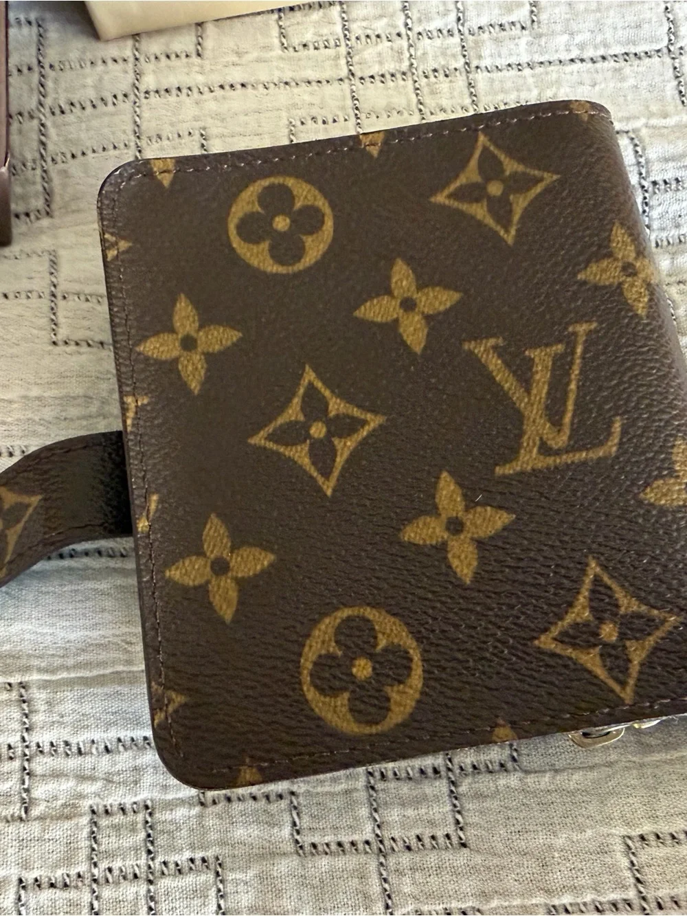 Limited Edition Louis Vuitton Bellboy Wallet with Blue and Cream Stripe